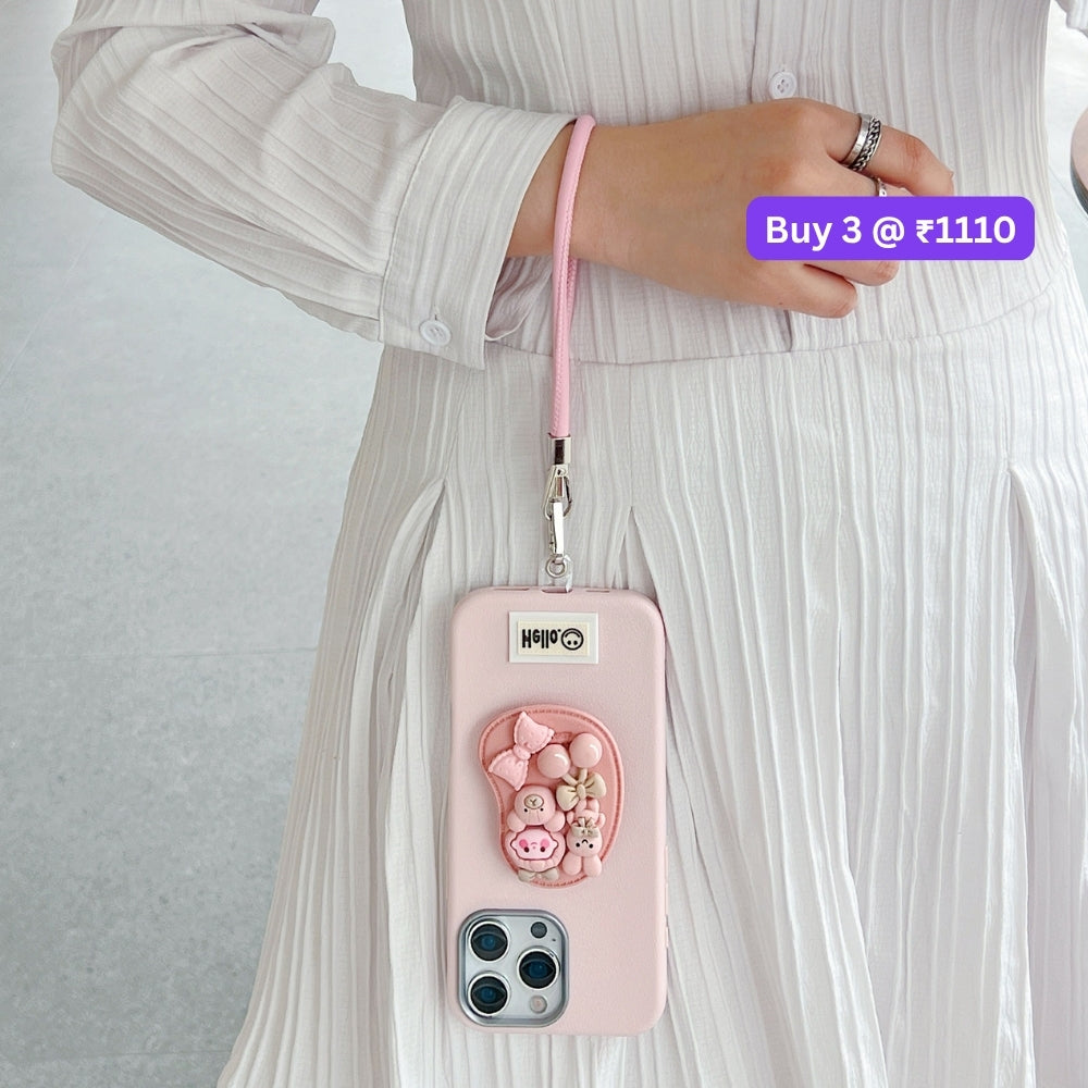 Toy Story Holder PU Leather Phone Case | Mobile Cover with Bracelet - Oppo F29 Pro