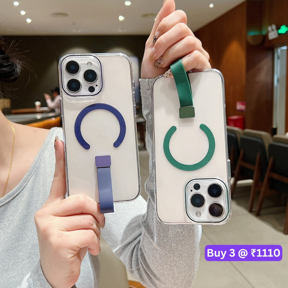 Transparent PC (Hard) Color Wireless Charging Phone Case - iPhone 14