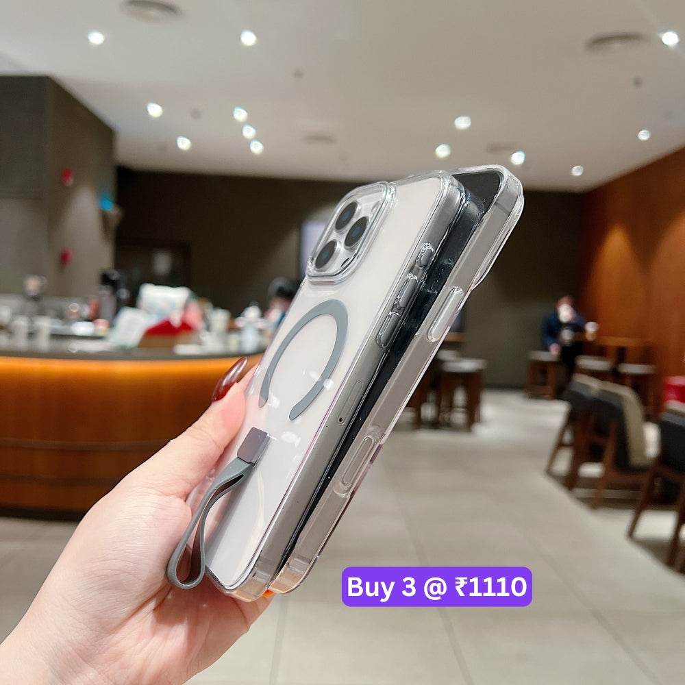 Transparent PC (Hard) Color Wireless Charging Phone Case - iPhone 16 Plus