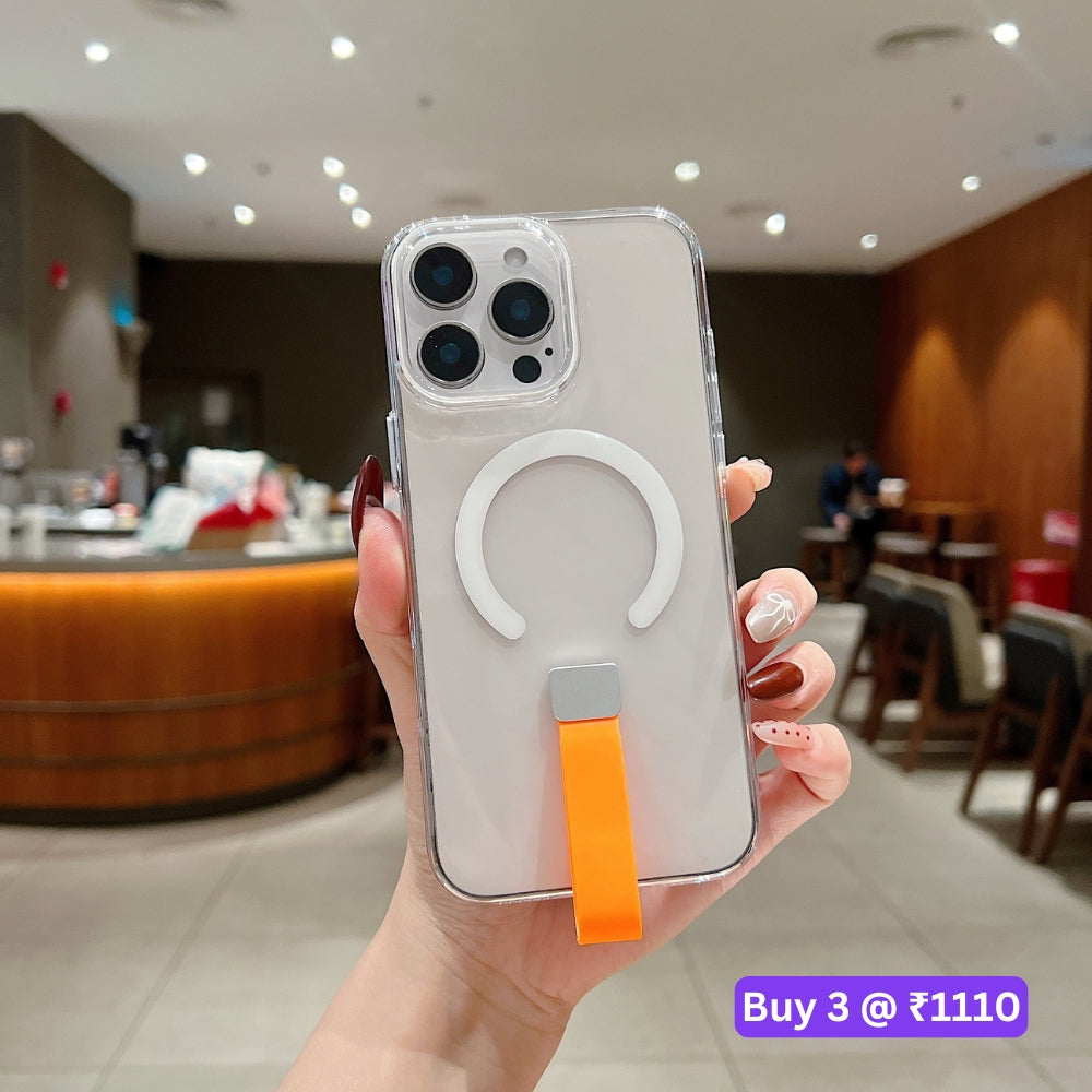 Transparent PC (Hard) Color Wireless Charging Phone Case - iPhone 16 Plus