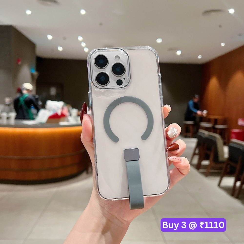 Transparent PC (Hard) Color Wireless Charging Phone Case - iPhone 16 Plus