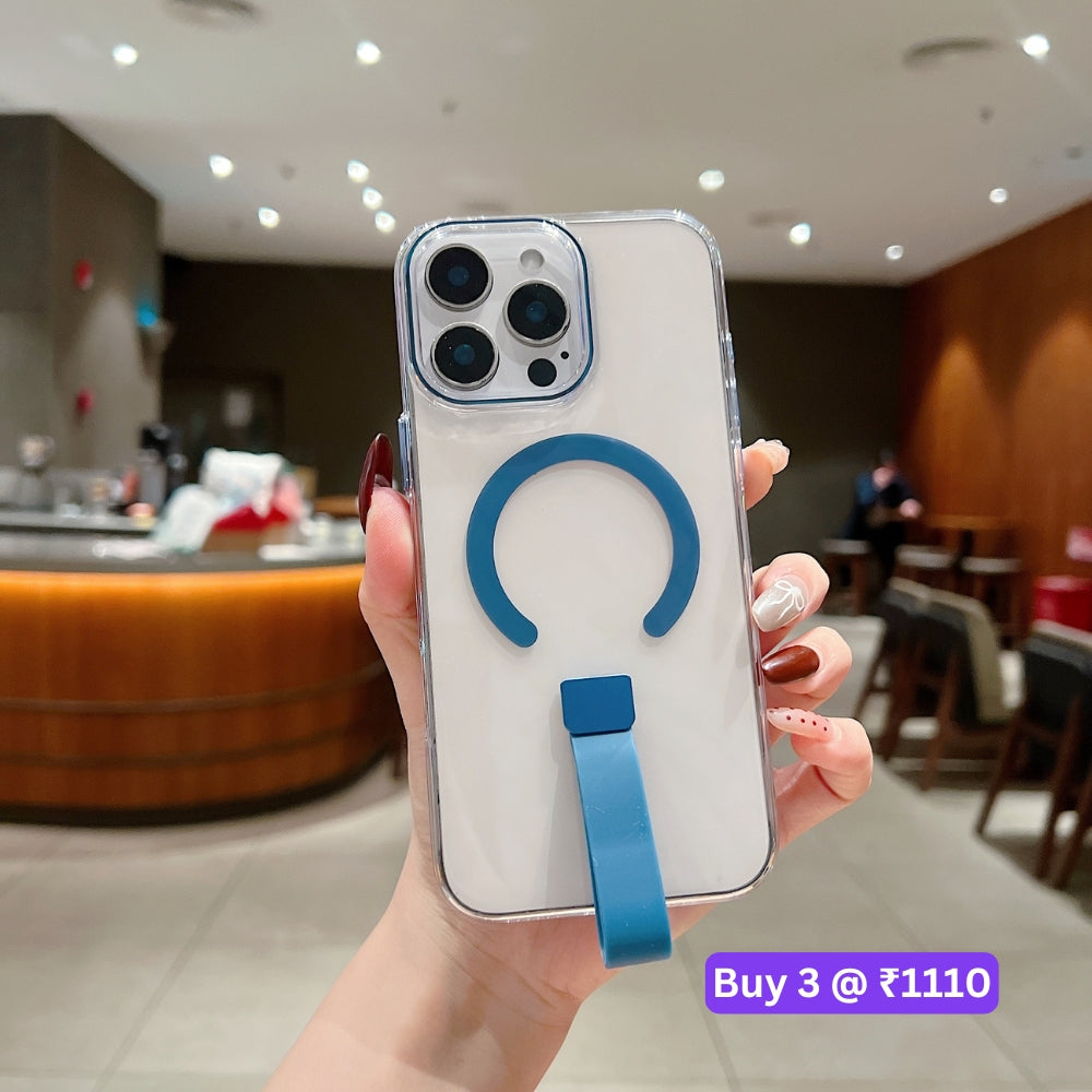 Transparent PC (Hard) Color Wireless Charging Phone Case - iPhone 16 Plus