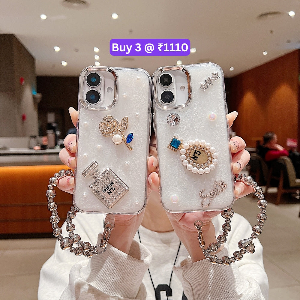 Transparent Rubber Gel TPU (Soft) Phone Case with Bracelet - OnePlus Nord CE 4 Lite