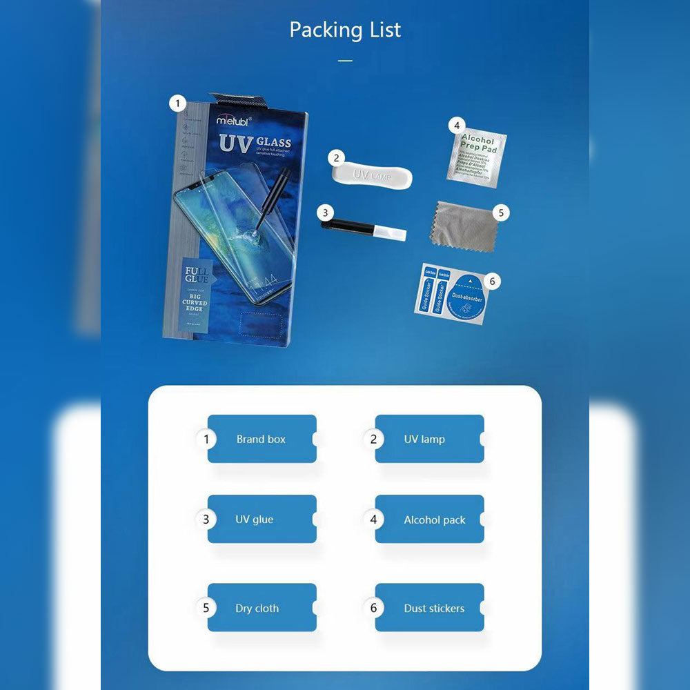 UV Curved Tempered Glass | Screen Guard With UV Light Phone Screen Protector - Samsung S23