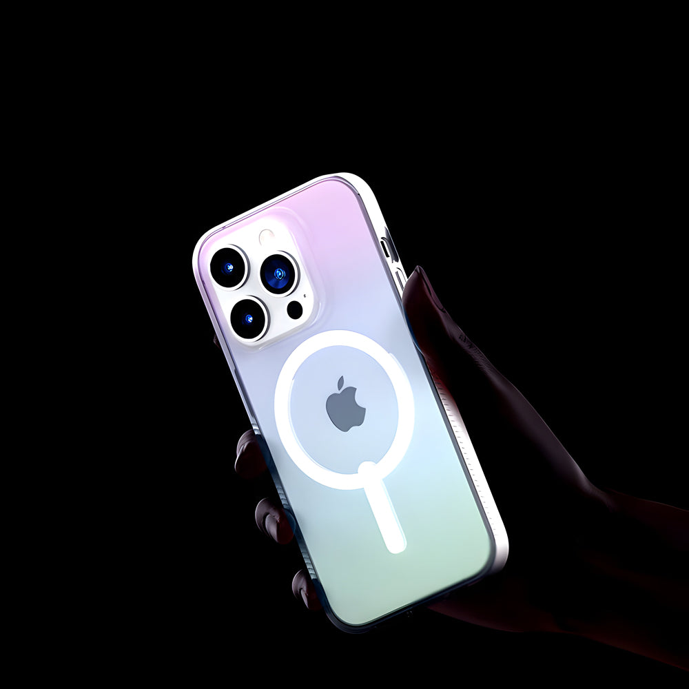 Transparent Magnetic Wireless Charging Anti-fall PC (Hard) Case – iPhone 15 Plus