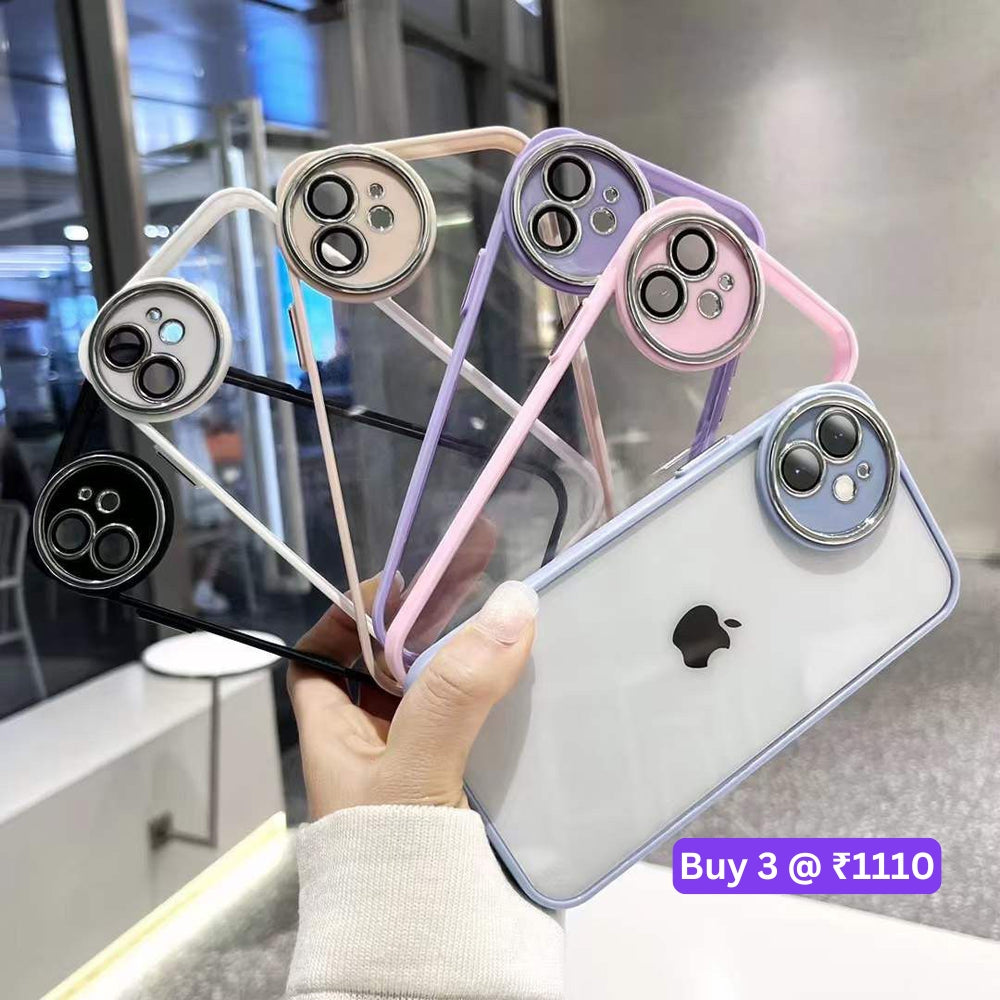 Unique Design Round Camera Protection Cover - iPhone 12