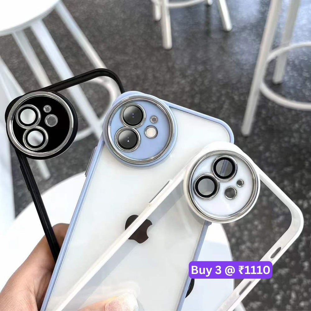 Unique Design Round Camera Protection Cover - iPhone 12