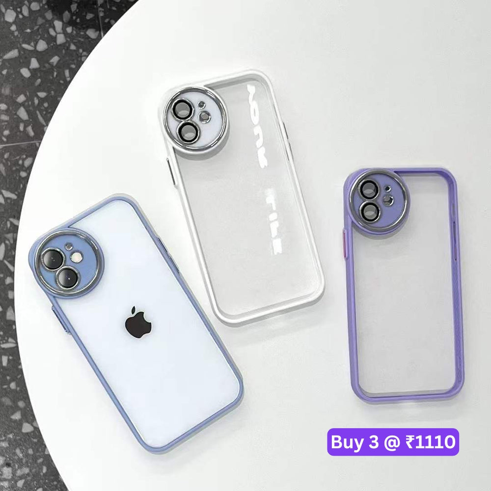 Unique Design Round Camera Protection Cover - iPhone 12