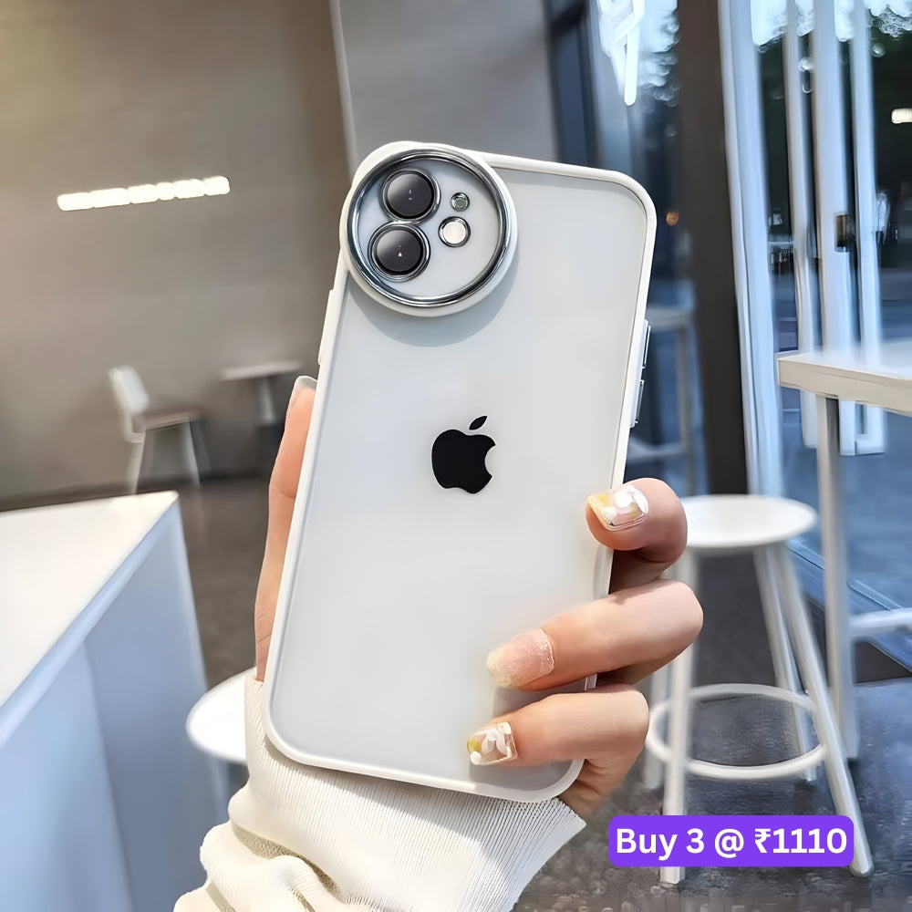 Unique Design Round Camera Protection Cover - iPhone 12