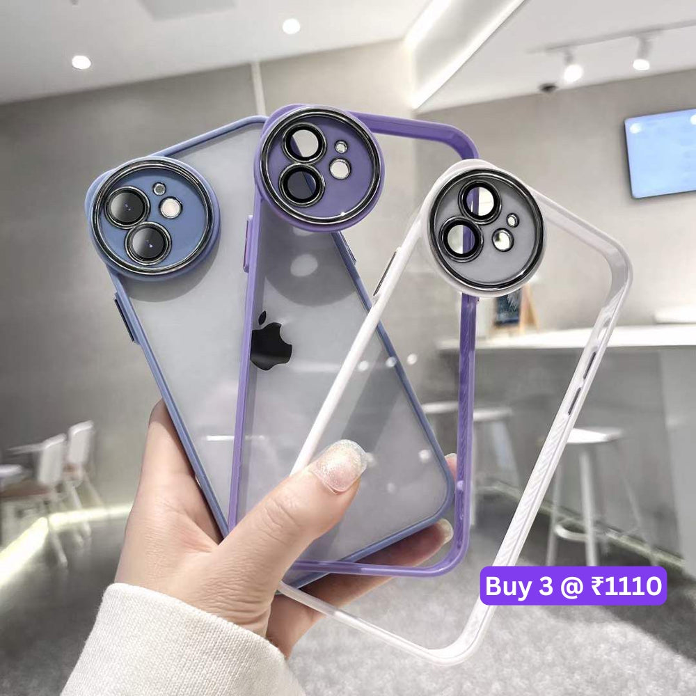 Unique Design Round Camera Protection Cover - iPhone 12