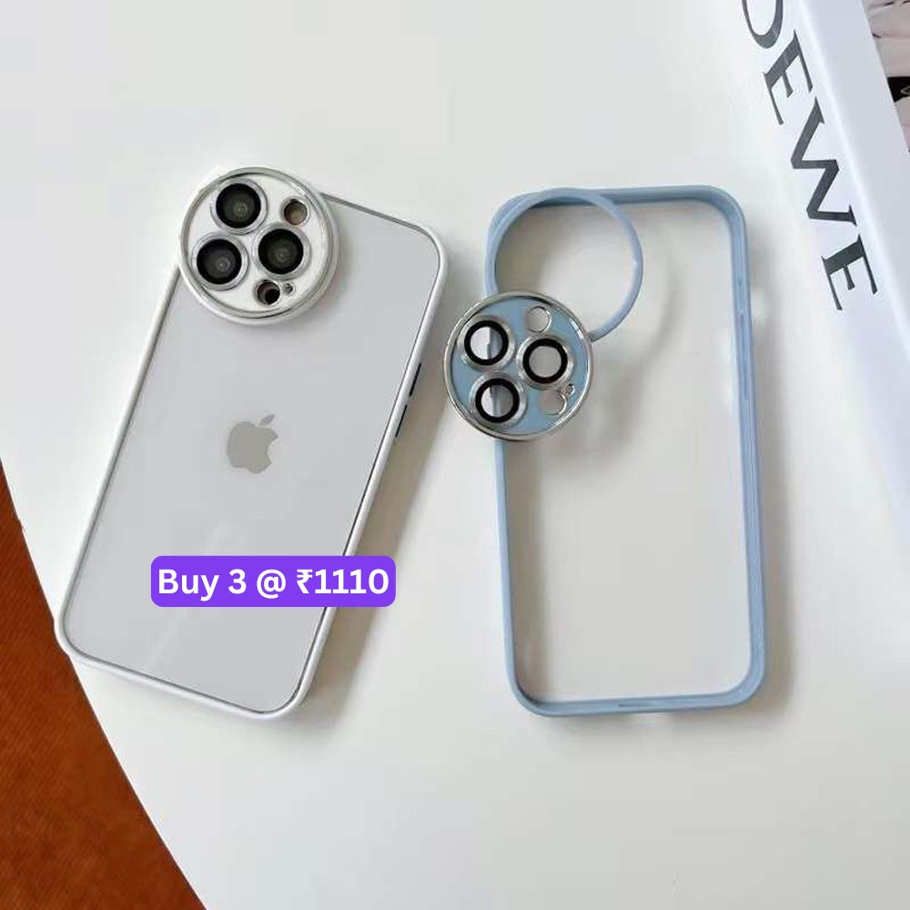 Unique Design Round Camera Protection Cover - iPhone 12