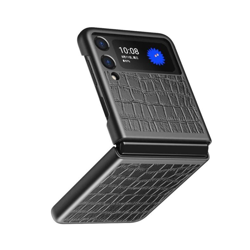Premium Luxury Crocodile Pattern Leather Phone Case - Samsung Z Fold 4