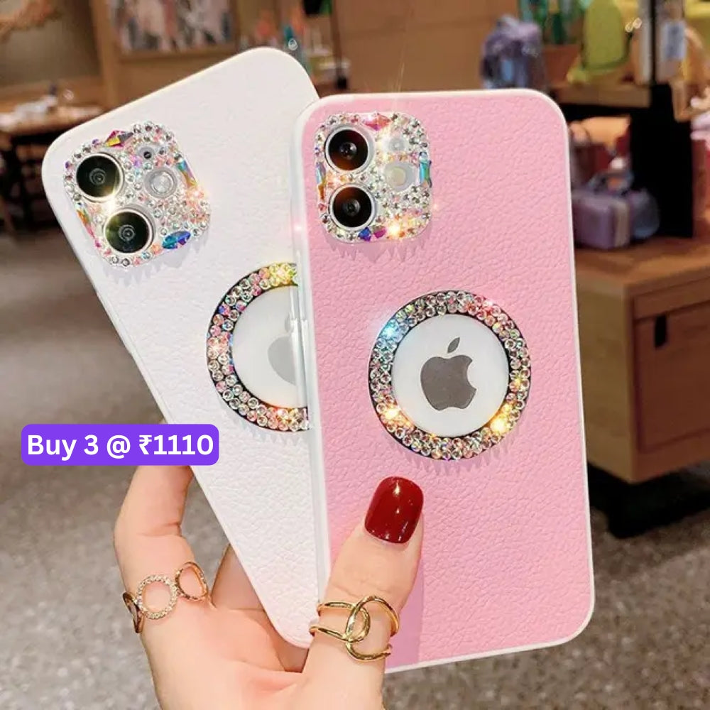 Women Diamond Camera Lens Protection Cover - iPhone 12