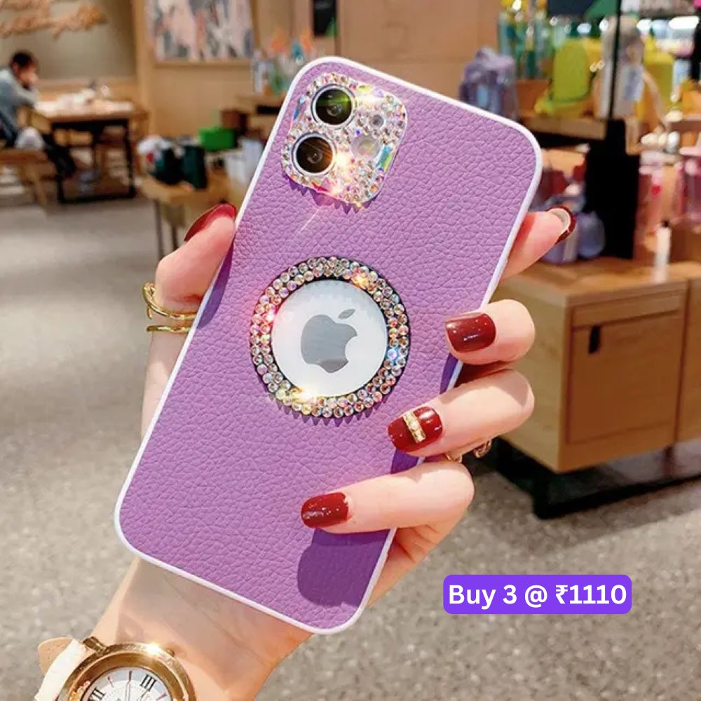 Women Diamond Camera Lens Protection Cover - iPhone 12