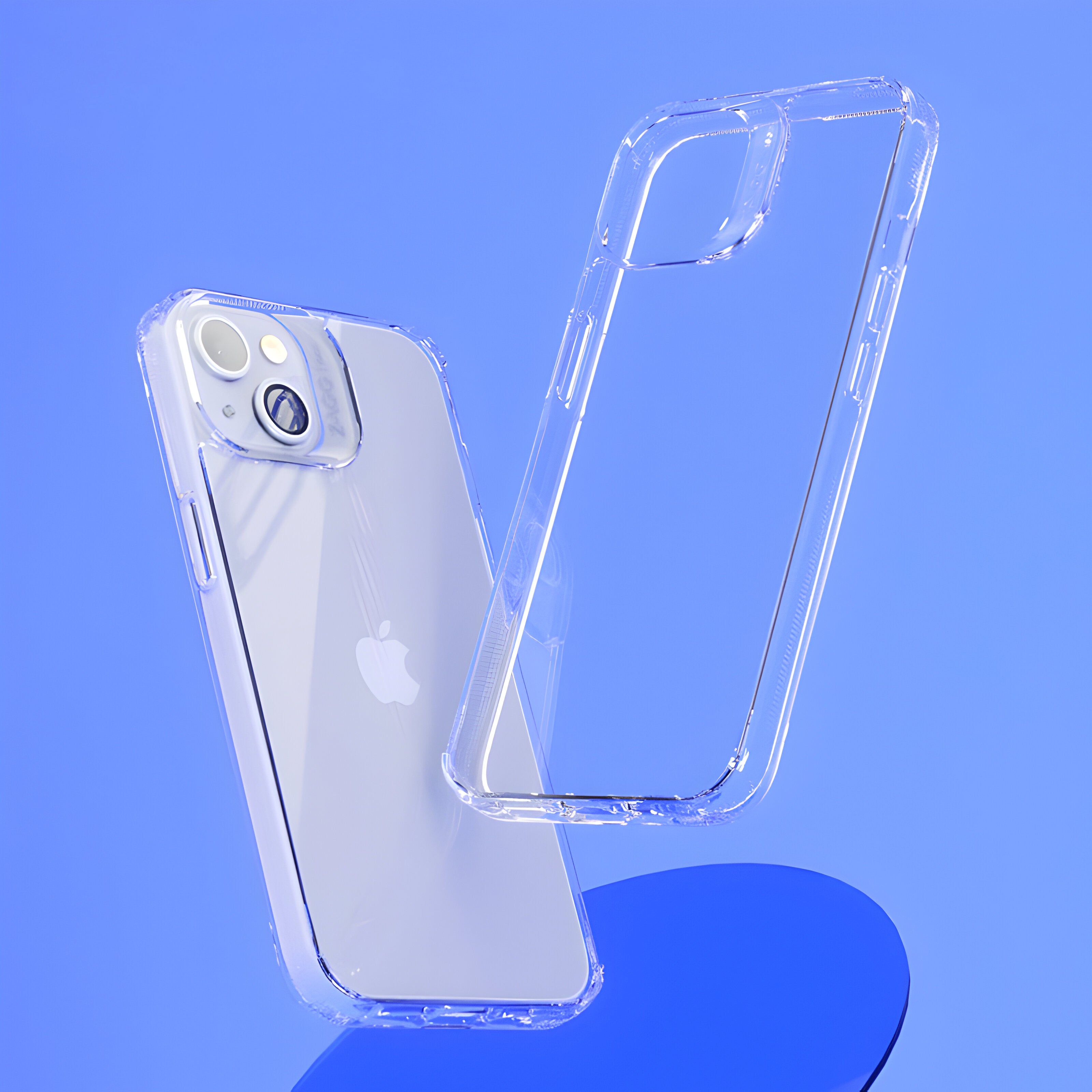 Transparent Anti-Fall Clear Case – iPhone 15 Plus