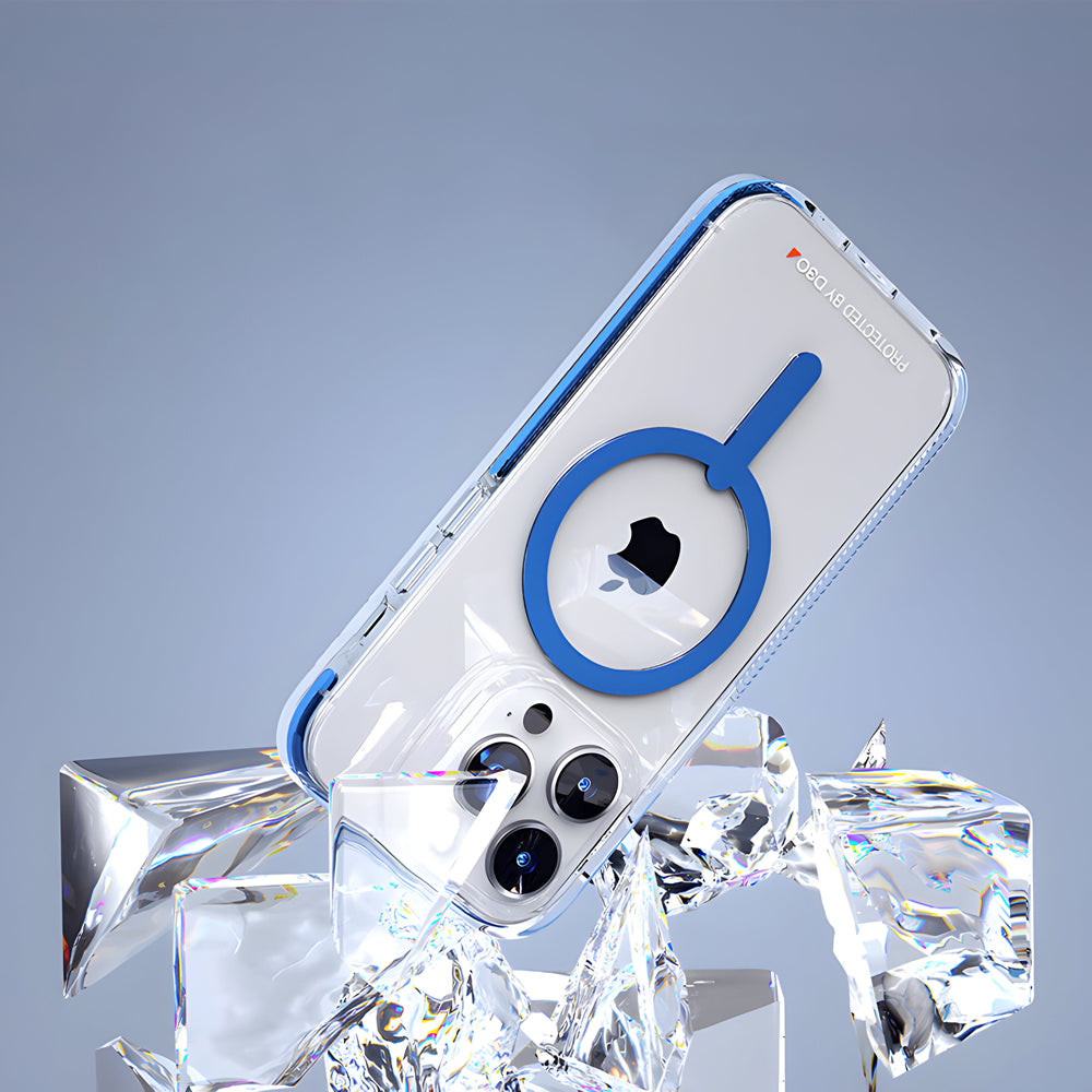 Transparent Magnetic Wireless Charging Anti-fall PC (Hard) Case – iPhone 14 Plus