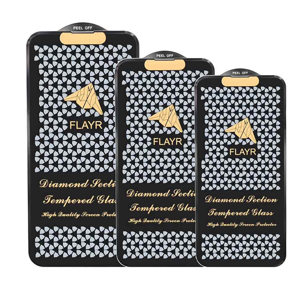 Diamond Section Tempered Glass - iPhone 11