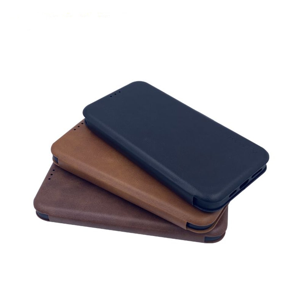 Vintage Leather Magnetic Flip Case with Card Slot  - Vivo X80