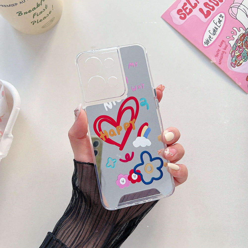 Graphic Mirror Printed TPU(Soft) Phone Case –  Mi 9A