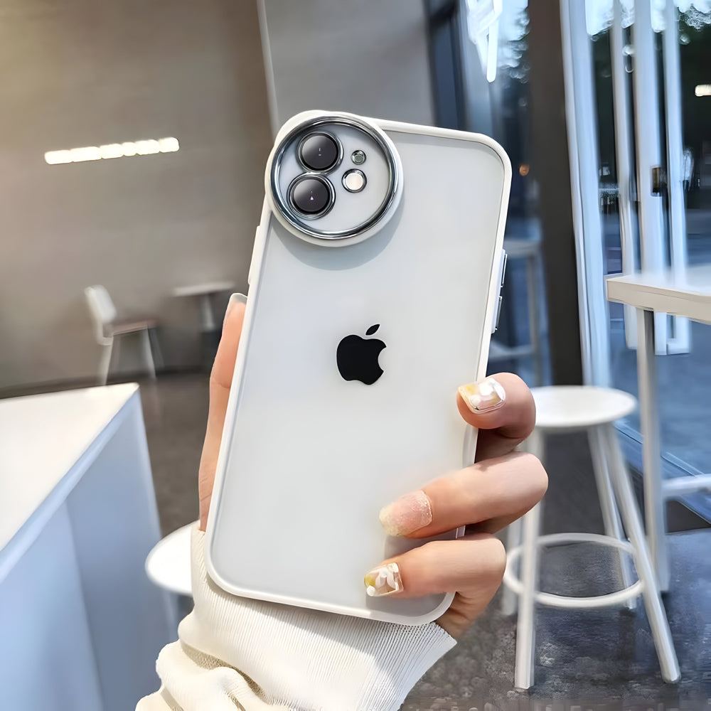 Unique Design Round Camera Protection Cover - iPhone 15 Plus