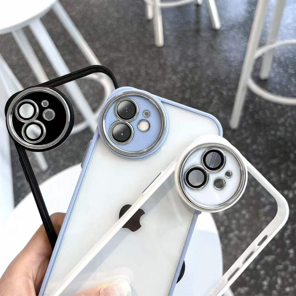 Unique Design Round Camera Protection Cover - iPhone 15 Plus