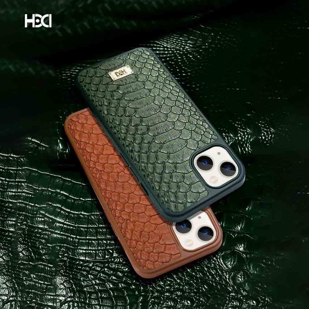 Artificial Alligator 3D Skin Plating Shockproof PU Leather Case - iPhone 12 Pro Max