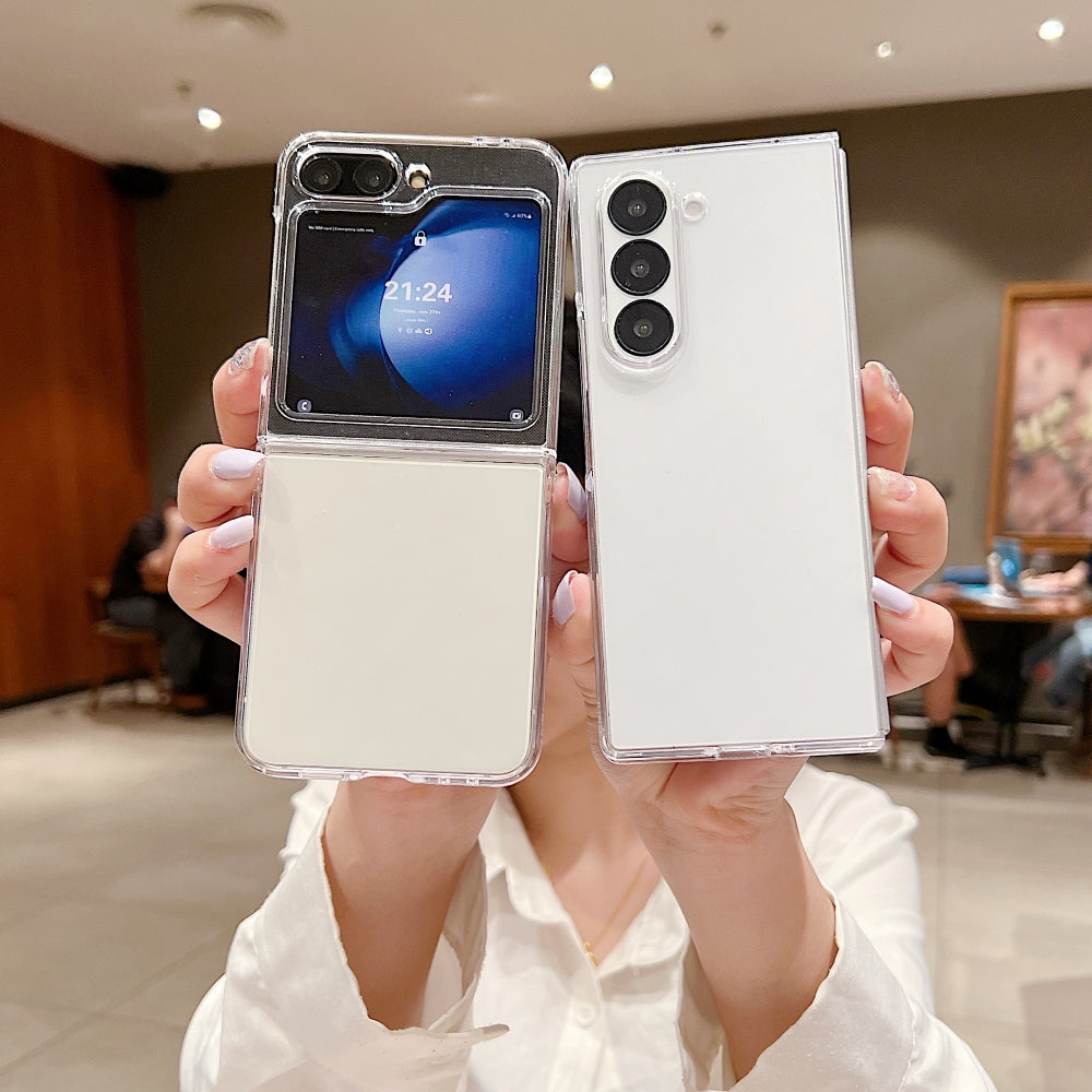 360 Transparent TPU (Soft) | PC (Hard) Phone Case - Samsung Z Fold 4