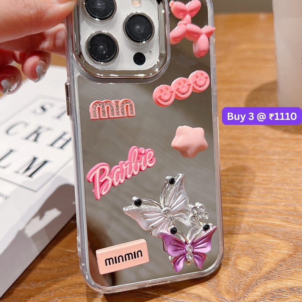 3D Creative Toy Graphic Mirror Phone Case - Samsung S24 FE