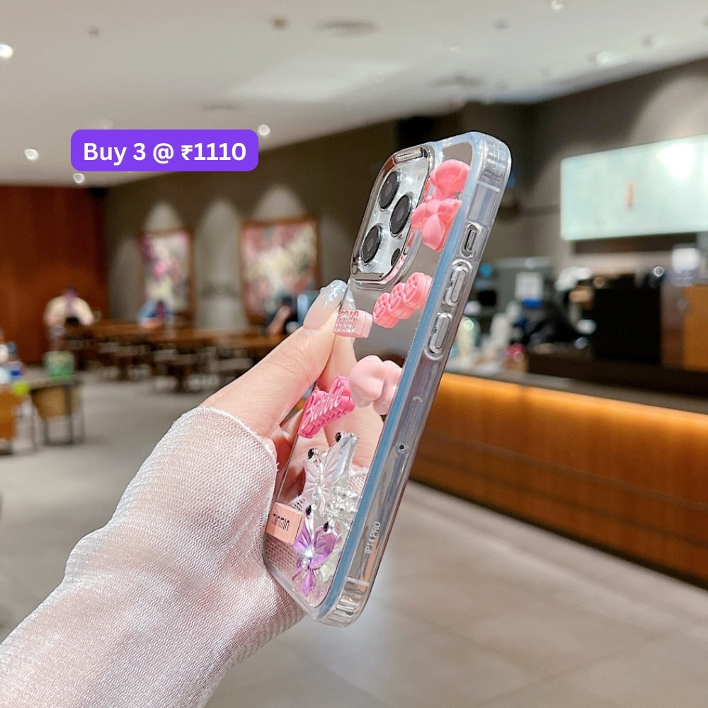 3D Creative Toy Graphic Mirror Phone Case - Samsung S24 FE
