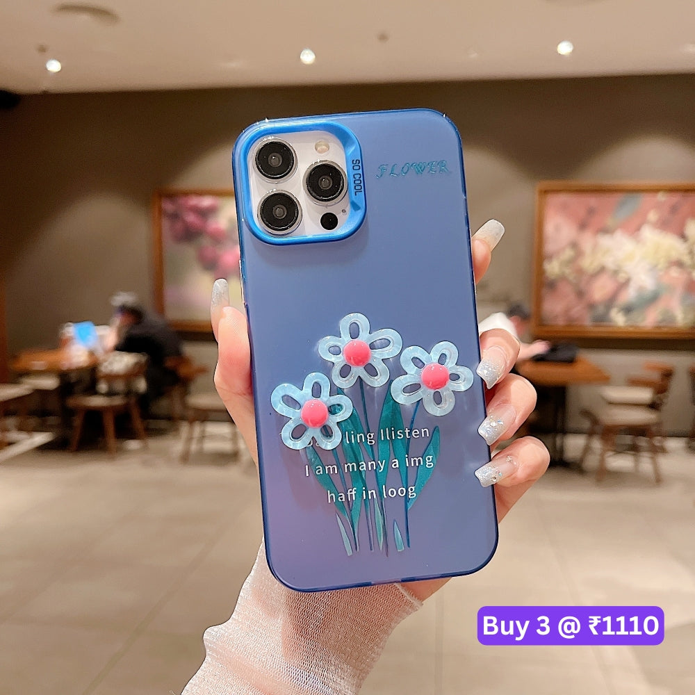3D Oil Painting Flower Colorful Phone Case - Vivo Y17