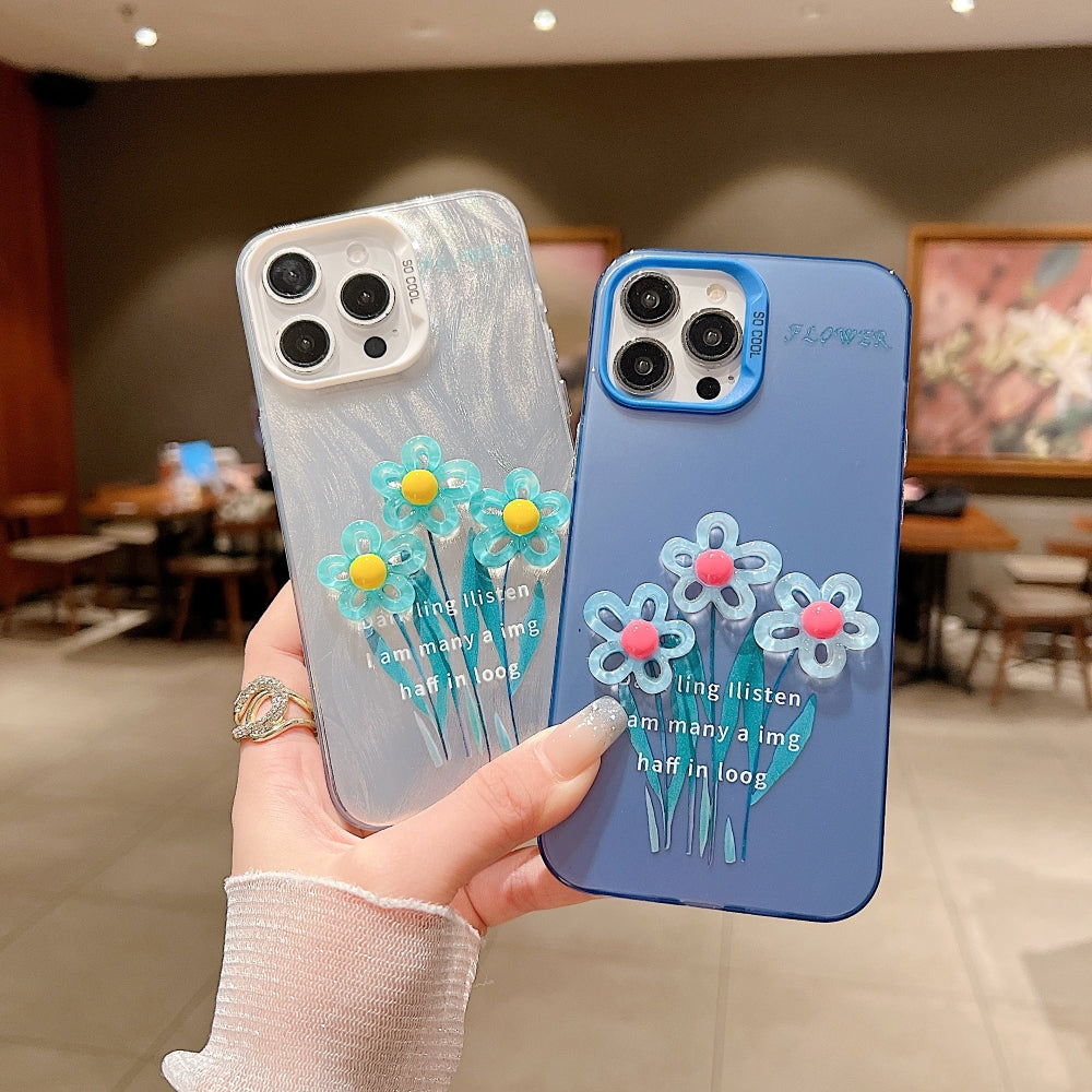 3D Oil Painting Flower Colorful Phone Case - Realme 12 Pro