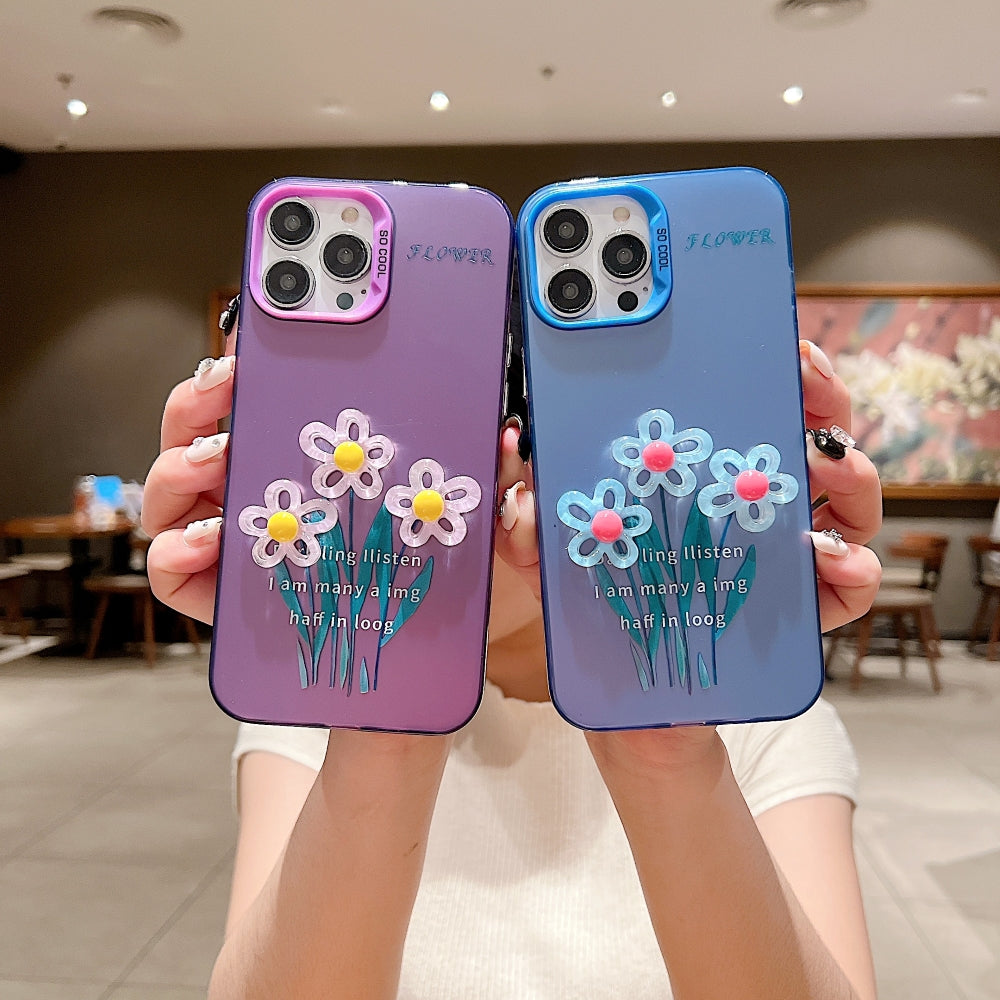 3D Oil Painting Flower Colorful Phone Case - Realme 12 Pro