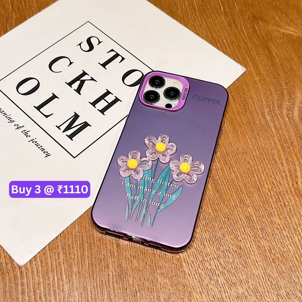3D Oil Painting Flower Colorful Phone Case - Vivo Y17