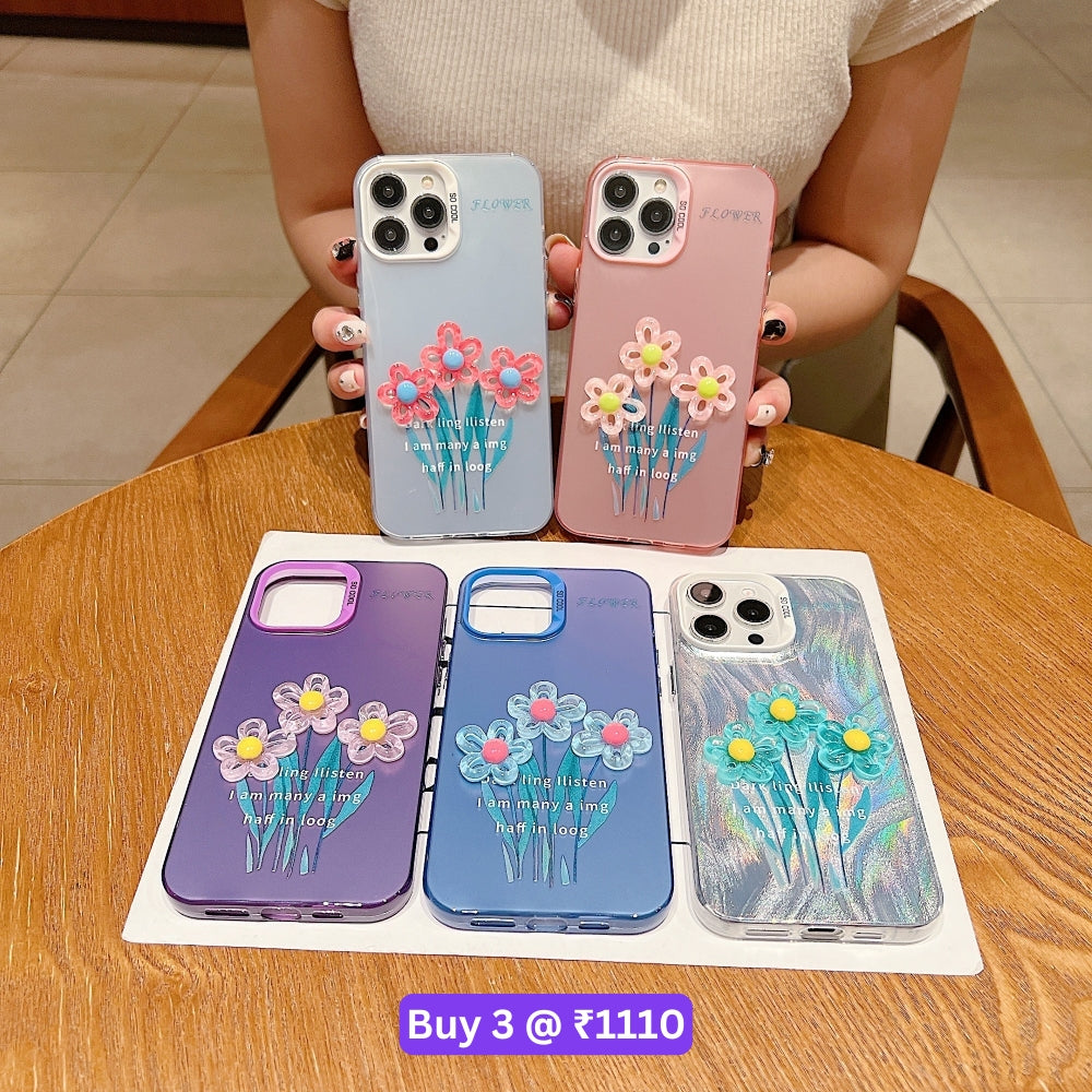 3D Oil Painting Flower Colorful Phone Case - Vivo Y17