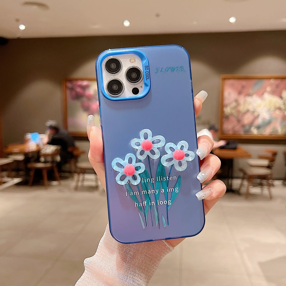 3D Oil Painting Flower Colorful Phone Case - Realme 12 Pro