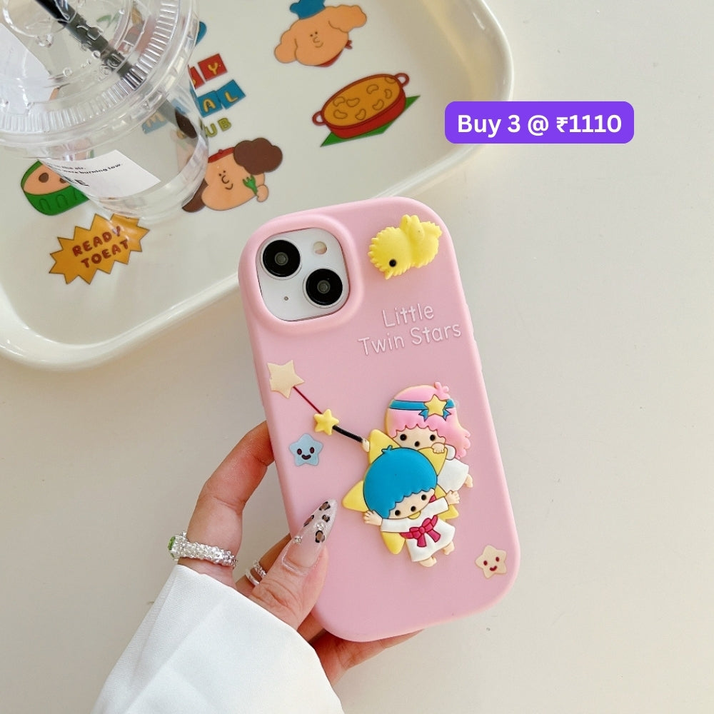 3D Spin Flower Silicone Soft Phone Case - Oppo Reno 11 Pro(5G)