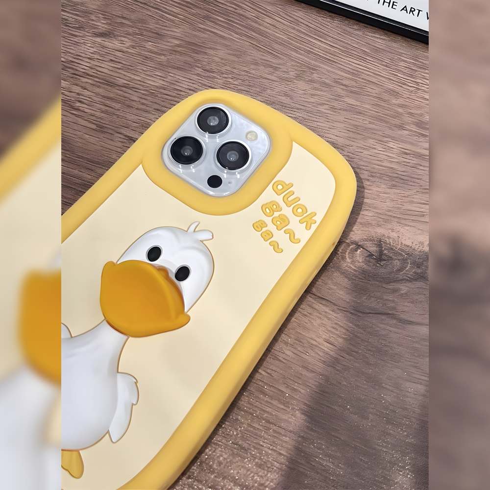 3D Duck Silicone Soft Protective Phone Case - iPhone 13 Pro Max