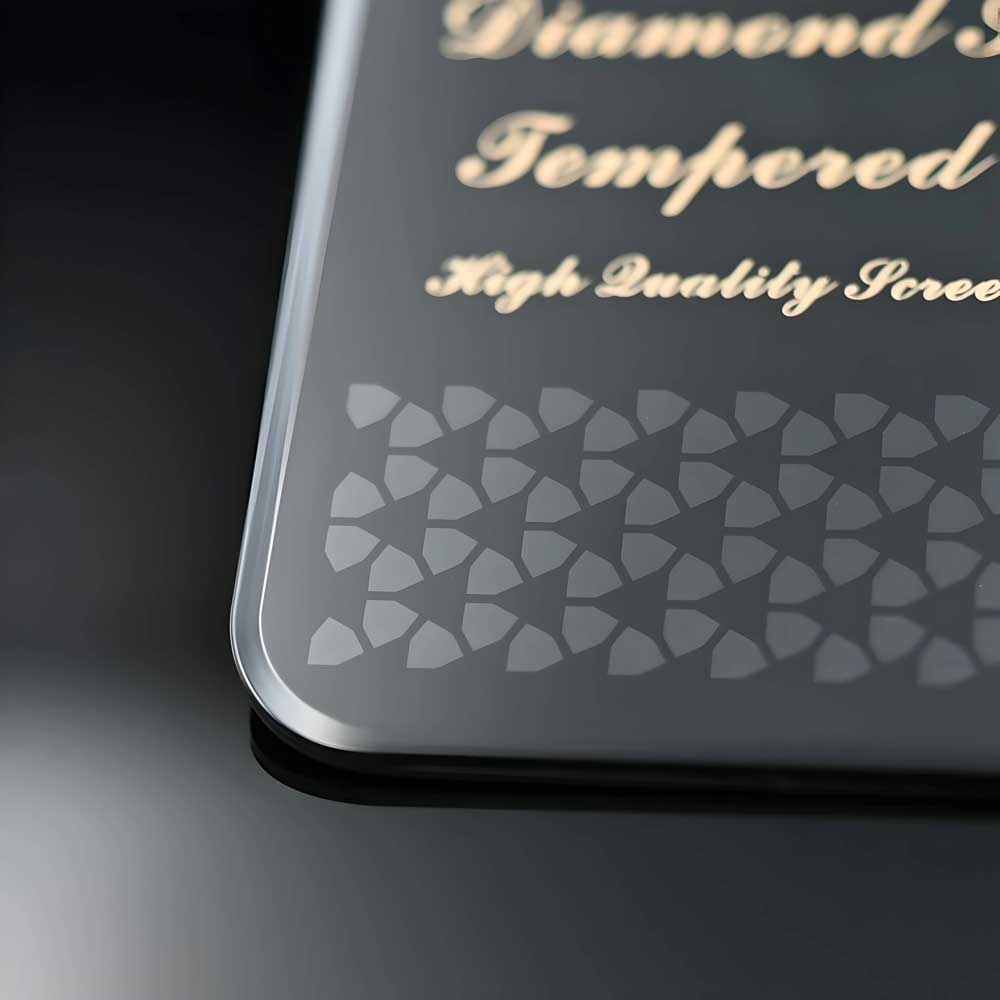 Diamond Section Tempered Glass - iPhone 14