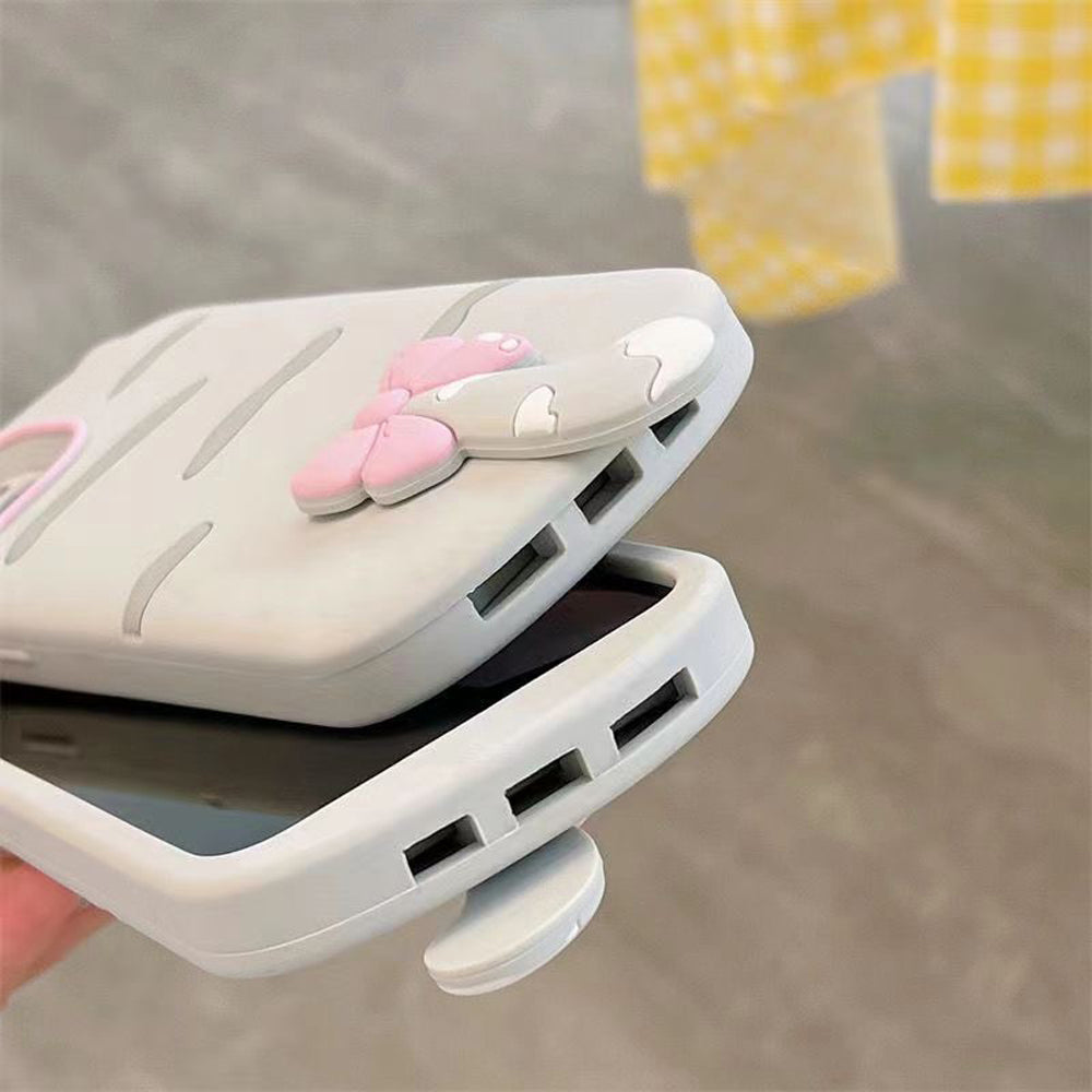 Cute Little Cat Phone Case with A Rotated Tail - iPhone 15