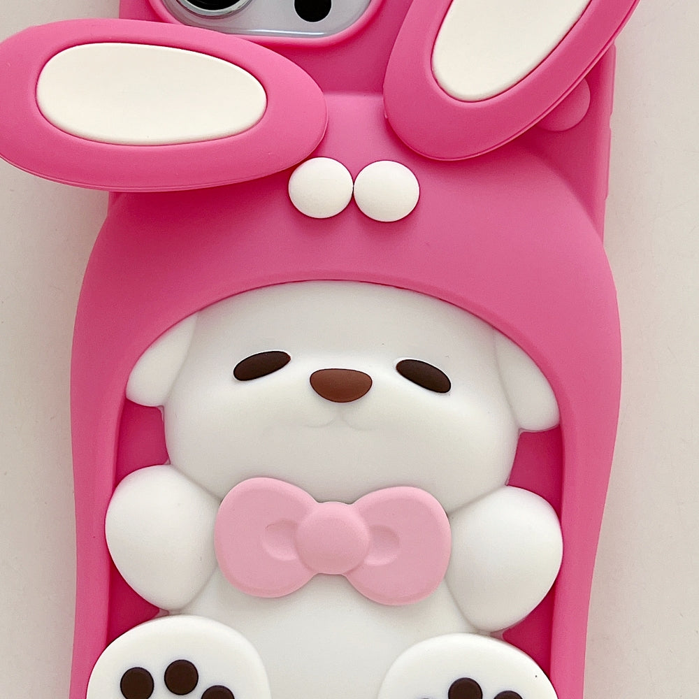 Anti-Slip Bunny TPU (Soft) Silicone Phone Case - iPhone 12 Pro Max