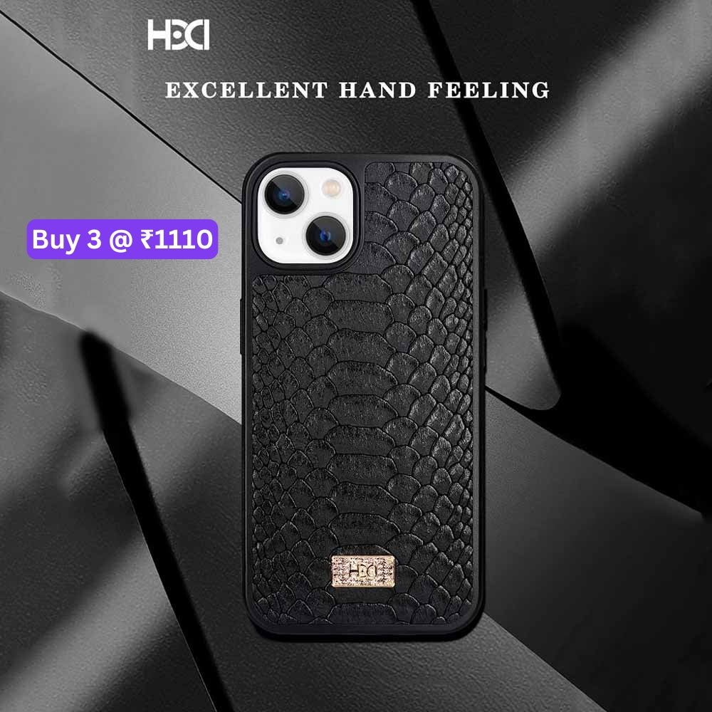 Artificial Alligator 3D Skin Plating Shockproof PU Leather Case - iPhone 13 Pro