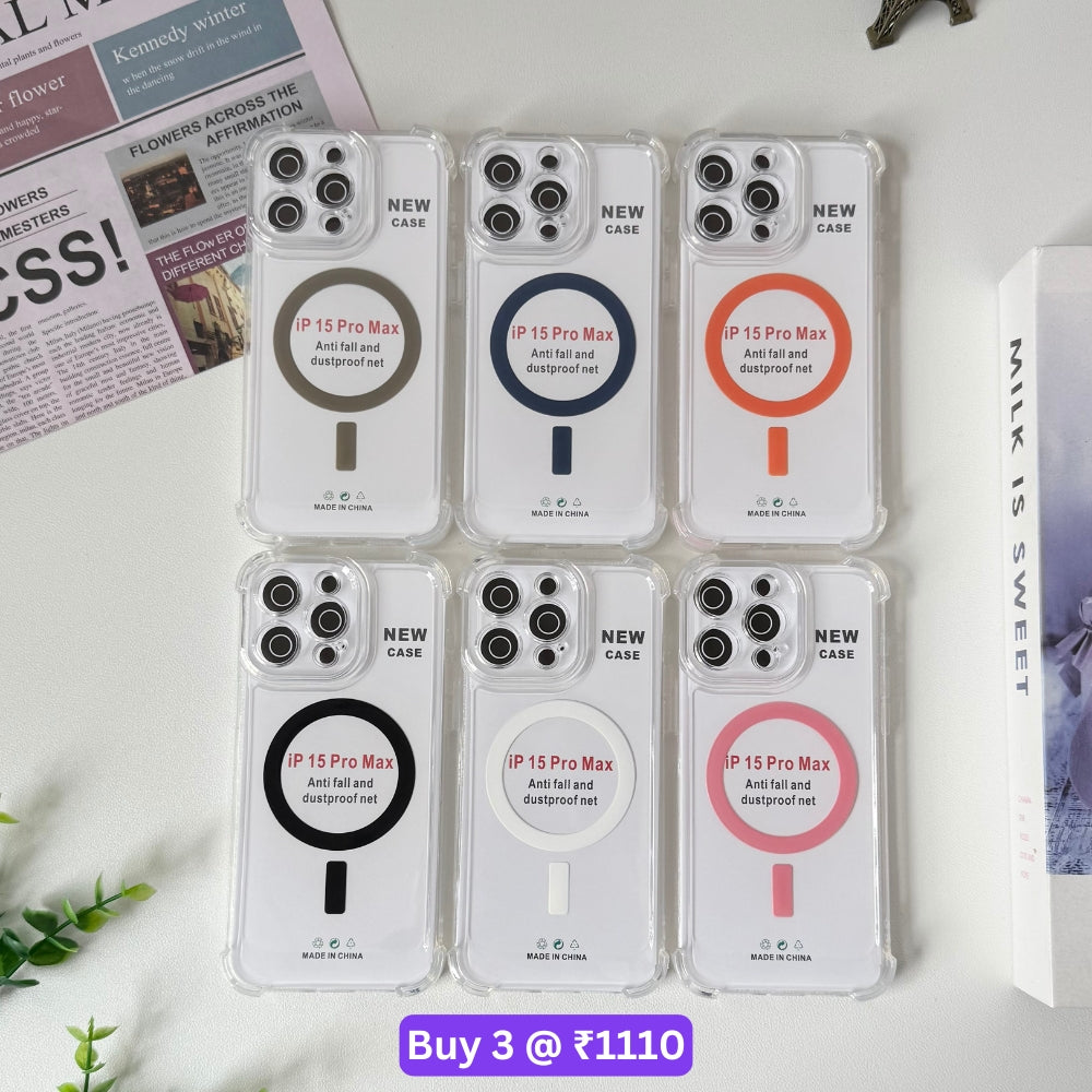Camera Protection Color Magsafe Bumper Phone Case - Oppo Reno 12 Pro (5G)