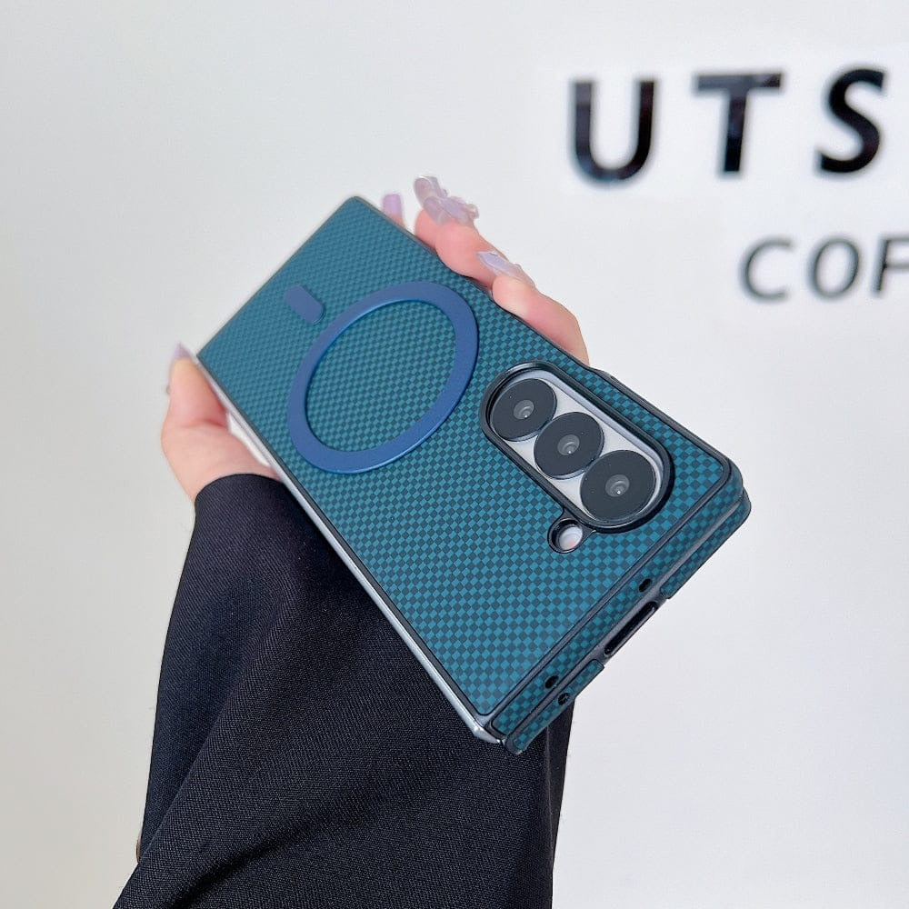 Carbon Grid Pattern Magsafe Phone Case - Samsung Z Series