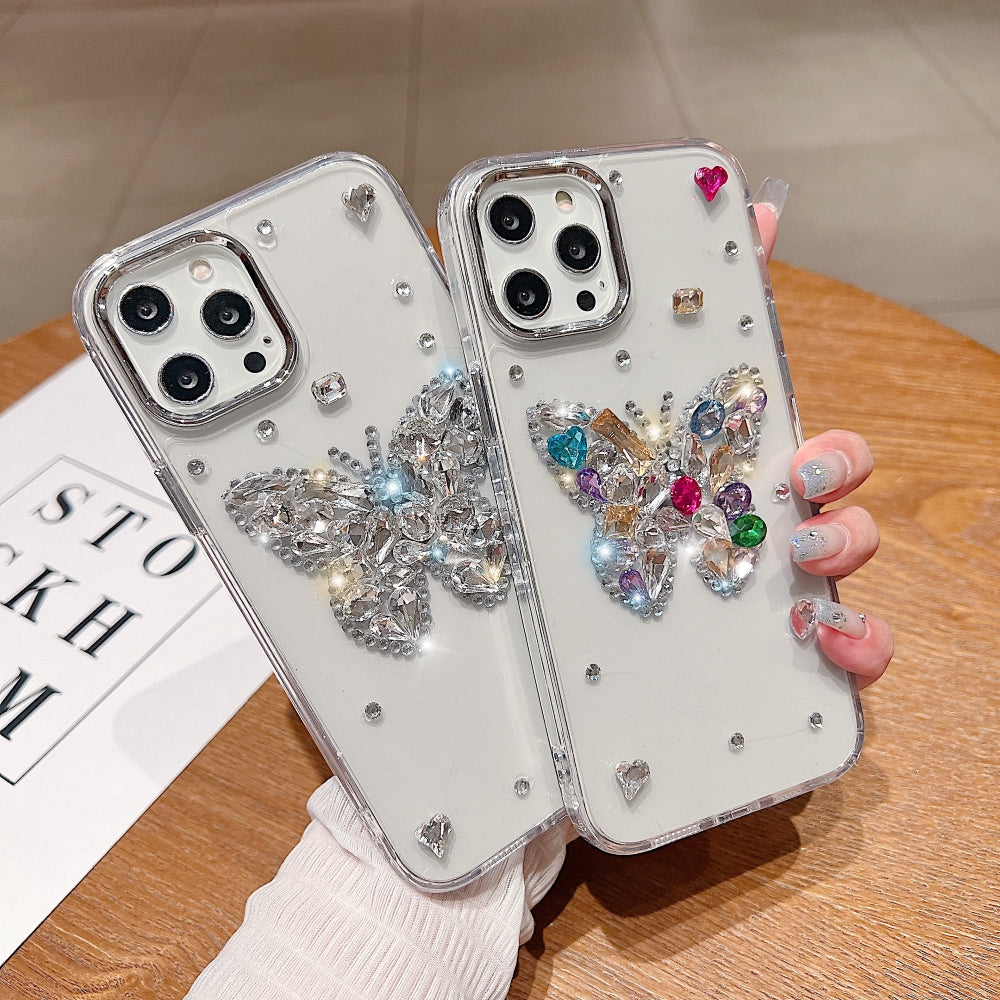 Diamond Stone Butterfly TPU (Soft) Phone Case - iPhone 16