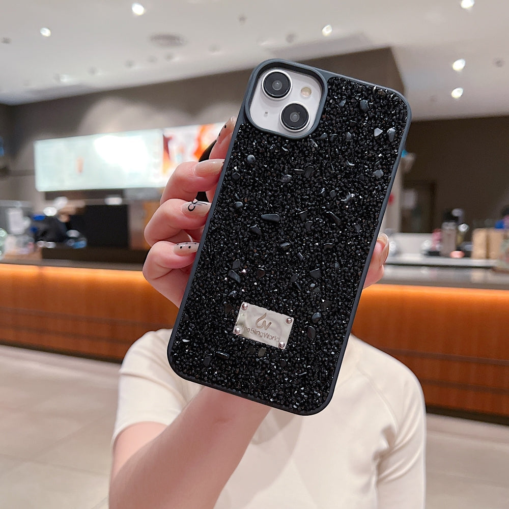 Diamond Studded Pattern Glittery Phone Case - Samsung S23 Ultra