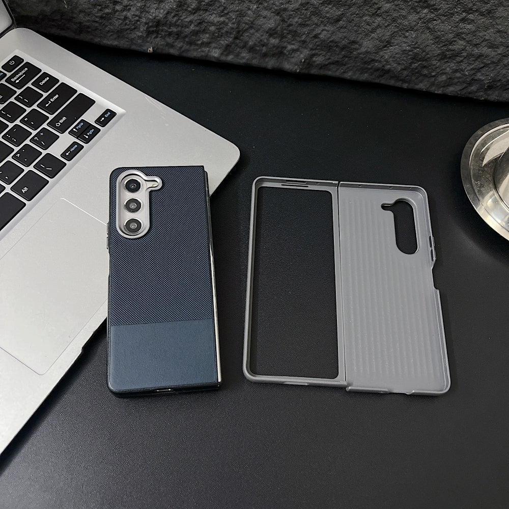 Frosted Matte Wave Texture Ultra Premium PC (Hard) Phone Case - Samsung Z Fold 6