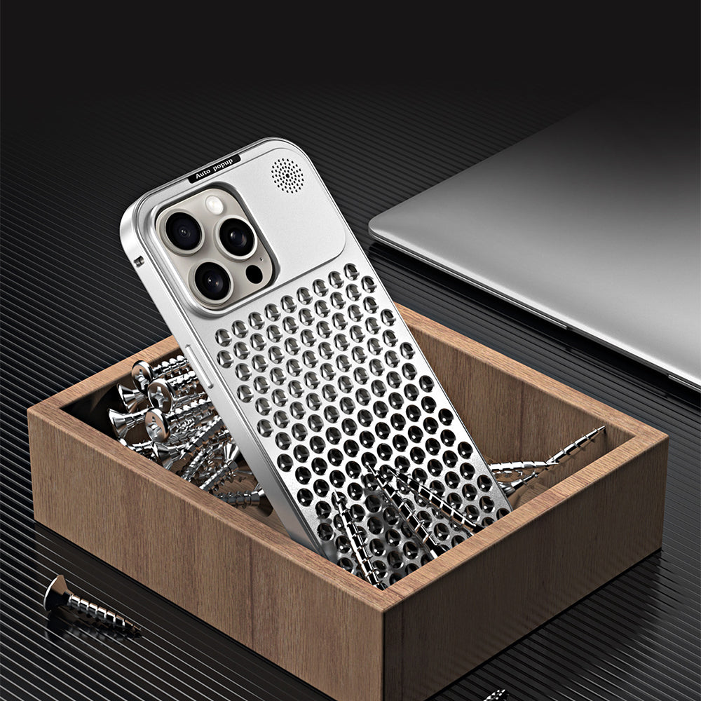 Aluminum Full Metal Mesh Heat Sink Phone Case - Samsung S24 Ultra