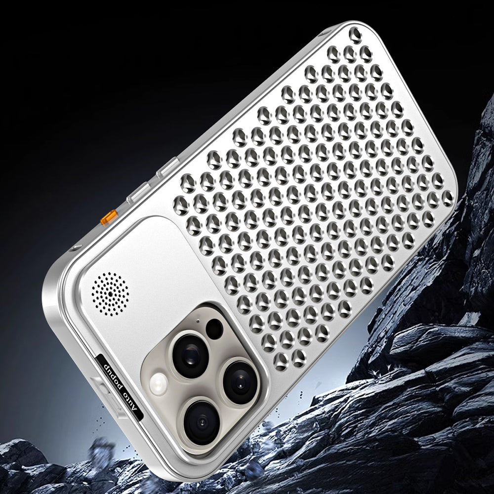 Aluminum Full Metal Mesh Heat Sink Phone Case - iPhone 14