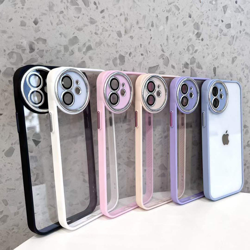 Unique Design Round Camera Protection Cover - iPhone 15 Plus