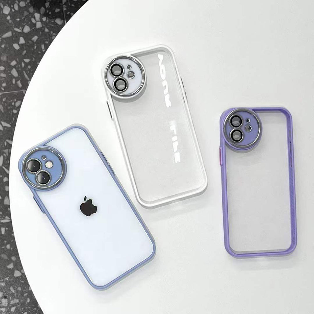 Unique Design Round Camera Protection Cover - iPhone 15 Plus